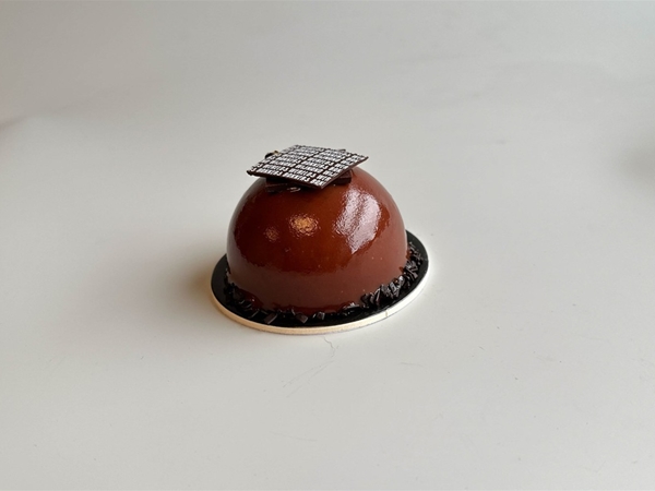 Chocolade bol gebakje